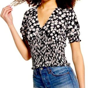 NORDSTROM LEITH FLORAL PRINT TOP / SIZE SMALL